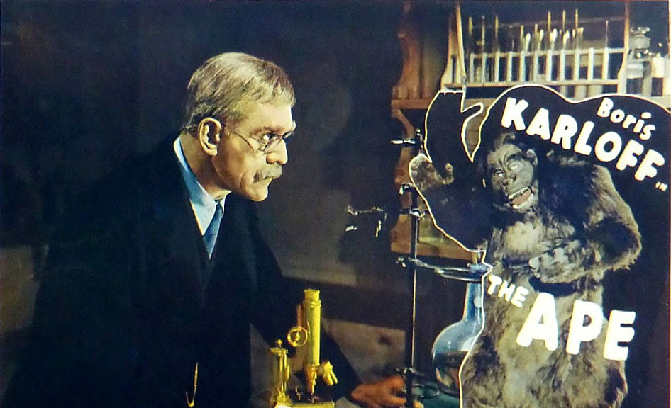 1940_ape_006 boris karloff crash corrigan