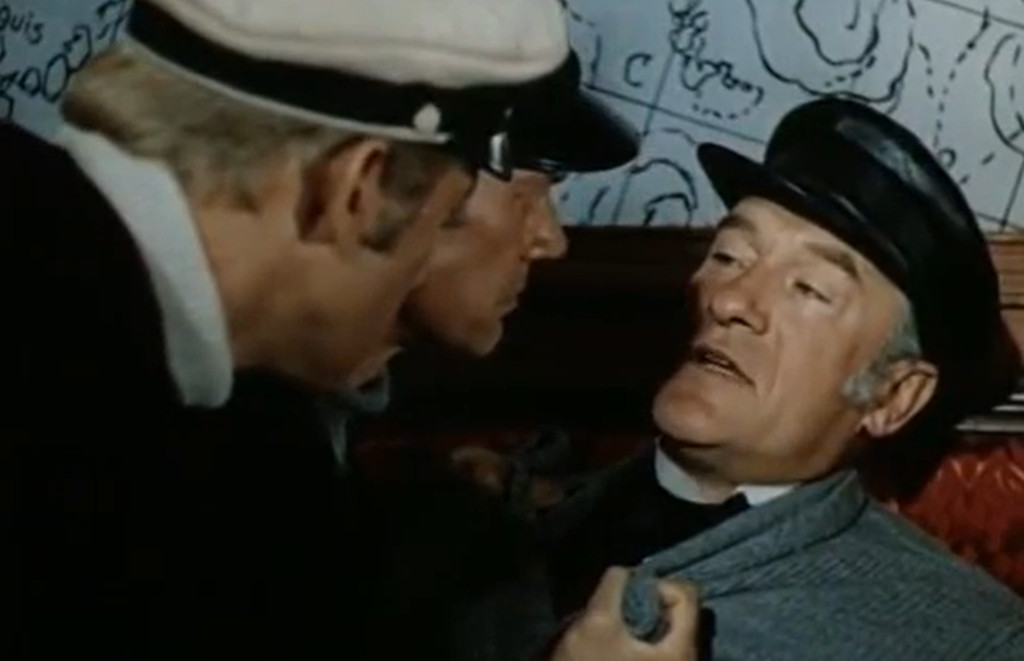 Barbicane and Nicholl bickering, 